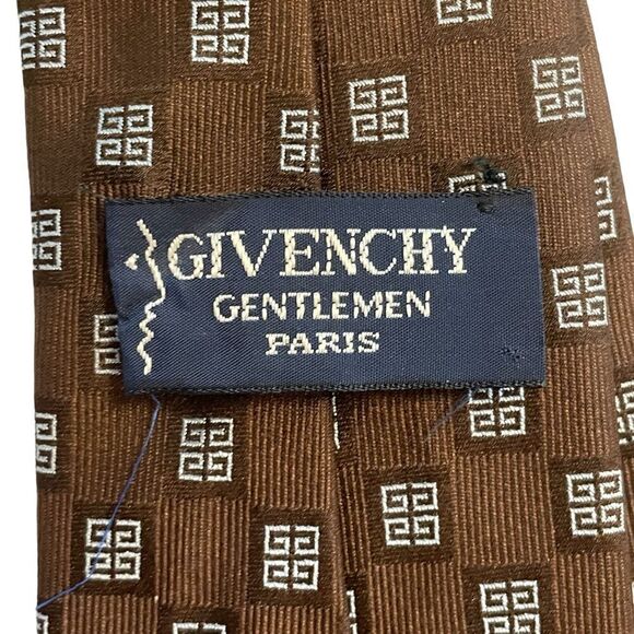 Vintage Givenchy Monsieur Silk Tie - Picture 3 of 4